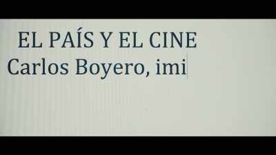"Carlos Boyero, impersonating
himself, as well as repeating - The Critic