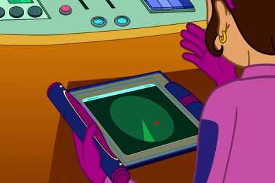 -[Carlos] There's the goblin shark!
-[beeps] - The Magic School Bus Rides Again