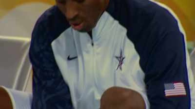 [Carmelo] In Kobe's seat, he put the quote - The Redeem Team