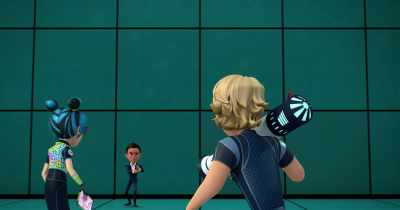 -[Carmen] Evade!
-[Claudia screaming] - Spy Kids: Mission Critical