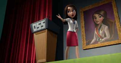 [Carmen growls] - Spy Kids: Mission Critical