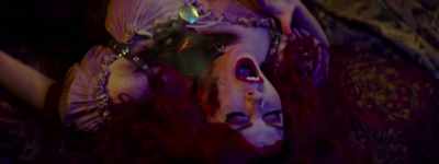 (Carmilla gasping) (skin sizzling) - Death Rider in the House of Vampires