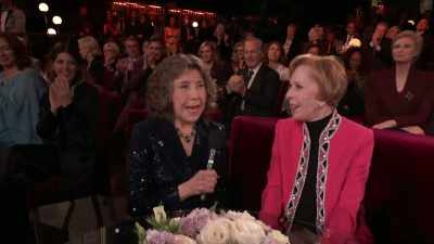 -Carol, I can't
tell you how many years - Carol Burnett: 90 Years of Laughter + Love