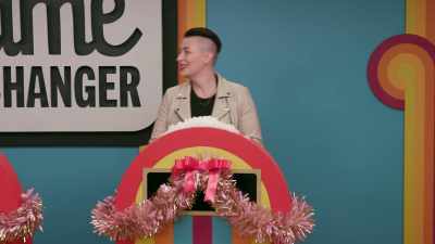 (Carolyn, Raphael and Sam laughing) - Game Changer