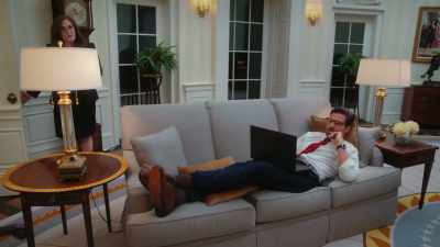 CAROLYN: UH, WELL, SIR, I, UM-- - Tyler Perry's The Oval