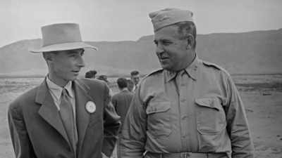 CARR: After the test was over,
Oppenheimer had this strut. - To End All War: Oppenheimer & the Atomic Bomb