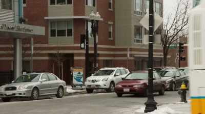 (cars passing) - City Hall