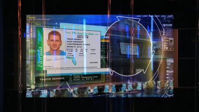Car's registered
to a Travis Renner. - CSI: Miami
