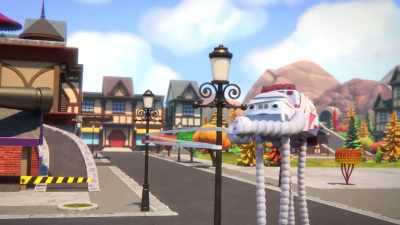 [cars screaming] - Mighty Monsterwheelies