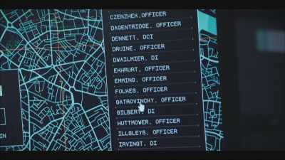 [Carver mumbling]
[Major dialing phone] - Code 404