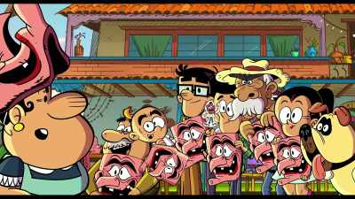 [Casagrandes laugh] - The Casagrandes Movie