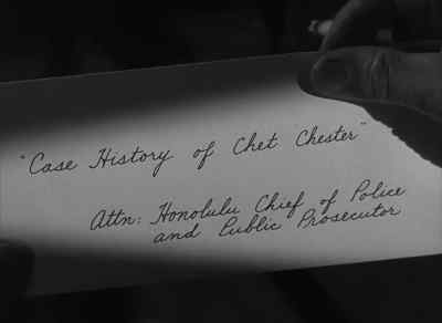 Case history of Chest Chester. - Hell's Half Acre
