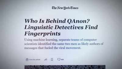 Case in point... Q of QAnon. - Myth of the Zodiac Killer