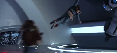 Casey! The bomb! Get on the platform! - Tomorrowland