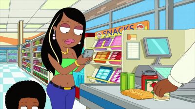 CASHIER:
Did you bring your
reusable canvas bags? - The Cleveland Show
