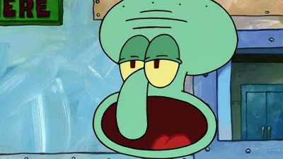 Cashier Squidward Tentacles
and fry - SpongeBob DocuPants