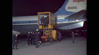 Casket is dark brown in color,
slightly reddish. - JFK: What The Doctors Saw