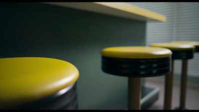 Cassius and Rudy sit back here
on these very stools. - Blood Brothers: Malcolm X and Muhammad Ali