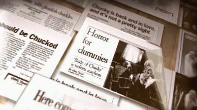 Cast and crew believed
in their job well done, - Doc of Chucky