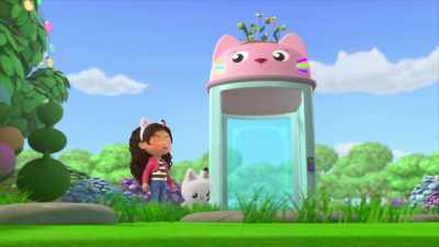 [Cat-A-Vator bell dings] - Gabby's Dollhouse