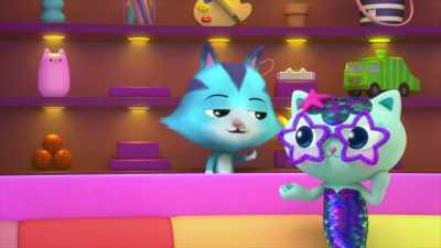 -Cat-tastic!
-[MerCat giggles] - Gabby's Dollhouse