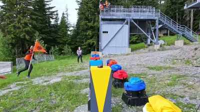 Catch her! Catch her! - Canada's Ultimate Challenge
