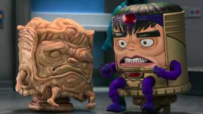 -Catchphrases.
-Ooh, that one's pretty good! - Marvel's M.O.D.O.K.