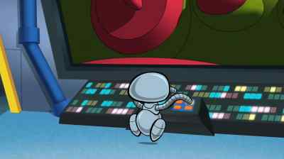 Caught in a tractor beam. - The Super Hero Squad Show