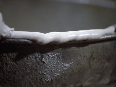 Caulking compound mixed with the proper hardening agent - MacGyver