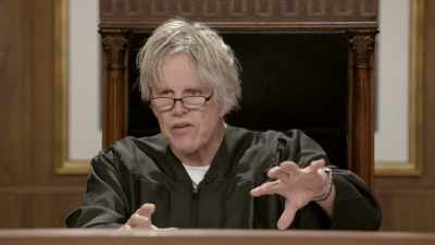 'Cause you cannot reach
in to the television set - Gary Busey: Pet Judge