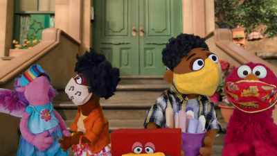 'Cause I'm a square!
[laughter] - The Power of We: A Sesame Street Special