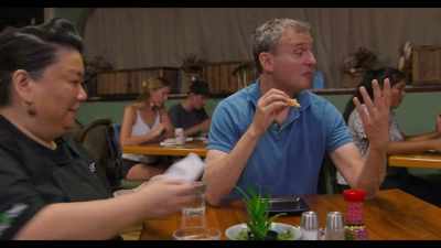 'Cause if I'm going to eat
with my hands, right? - Somebody Feed Phil