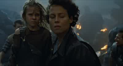 We'd better get back 'cause it'll be dark soonand they mostly come at night mostly - Aliens