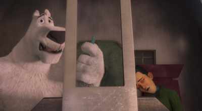 'Cause you know monkeys, when
they do go, you rub their nose in it. - Norm of the North: King Sized Adventure