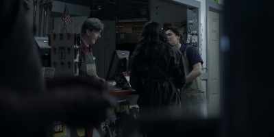 'Cause she was coming at my neck,
so then eventually I called the security. - Defending Jacob