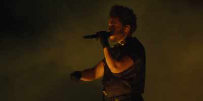 ♪ 'Cause we sold out the SoFi
three times ♪ - The Weeknd: Live at SoFi Stadium