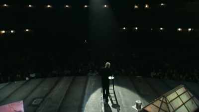 -'Cause we swam in raw sewage.
-(AUDIENCE LAUGHING) - George Carlin's American Dream