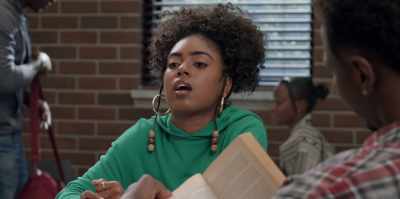 'Cause the way she
was looking at you yesterday, - All American: Homecoming