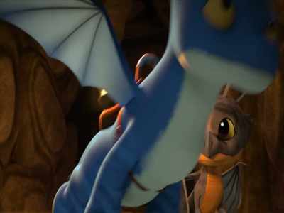 Cave creature?
Well, that really nails it down. - Dragons: Rescue Riders