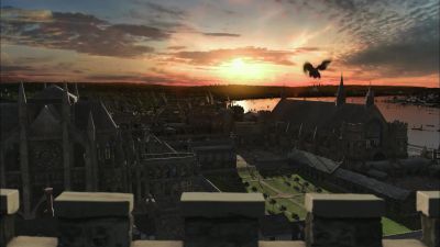 [Cawing]
[Gavel pounding] - The Tudors