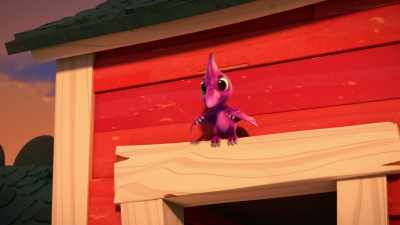 (cawing happily) - Dino Ranch