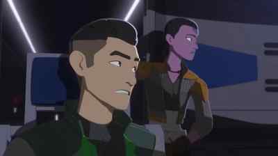 CB says there's only
one life form on board. - Star Wars Resistance