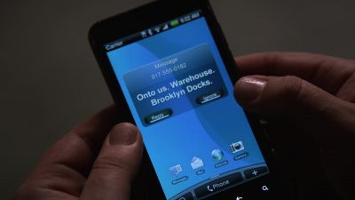 [CELL PHONE BEEPING] - Person of Interest
