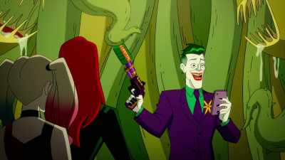 [cell phone ringing] - Harley Quinn