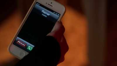 [cell phone ringing] - Famous in Love