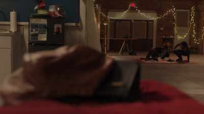 [cell phone rings] - Christmas in Louisiana