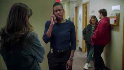 [cell phone vibrates] - The Replacement Daughter