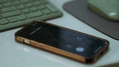 [cell phone vibrating] - My Life Is on the Line