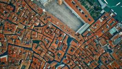 Centered on the opulent Piazza San Marco, - Europe From Above