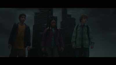 [Cerberus barking] - Percy Jackson and the Olympians